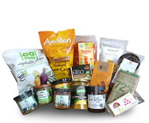 Entrega a domicilio en Barcelona de productos veganos bio: organic vegan